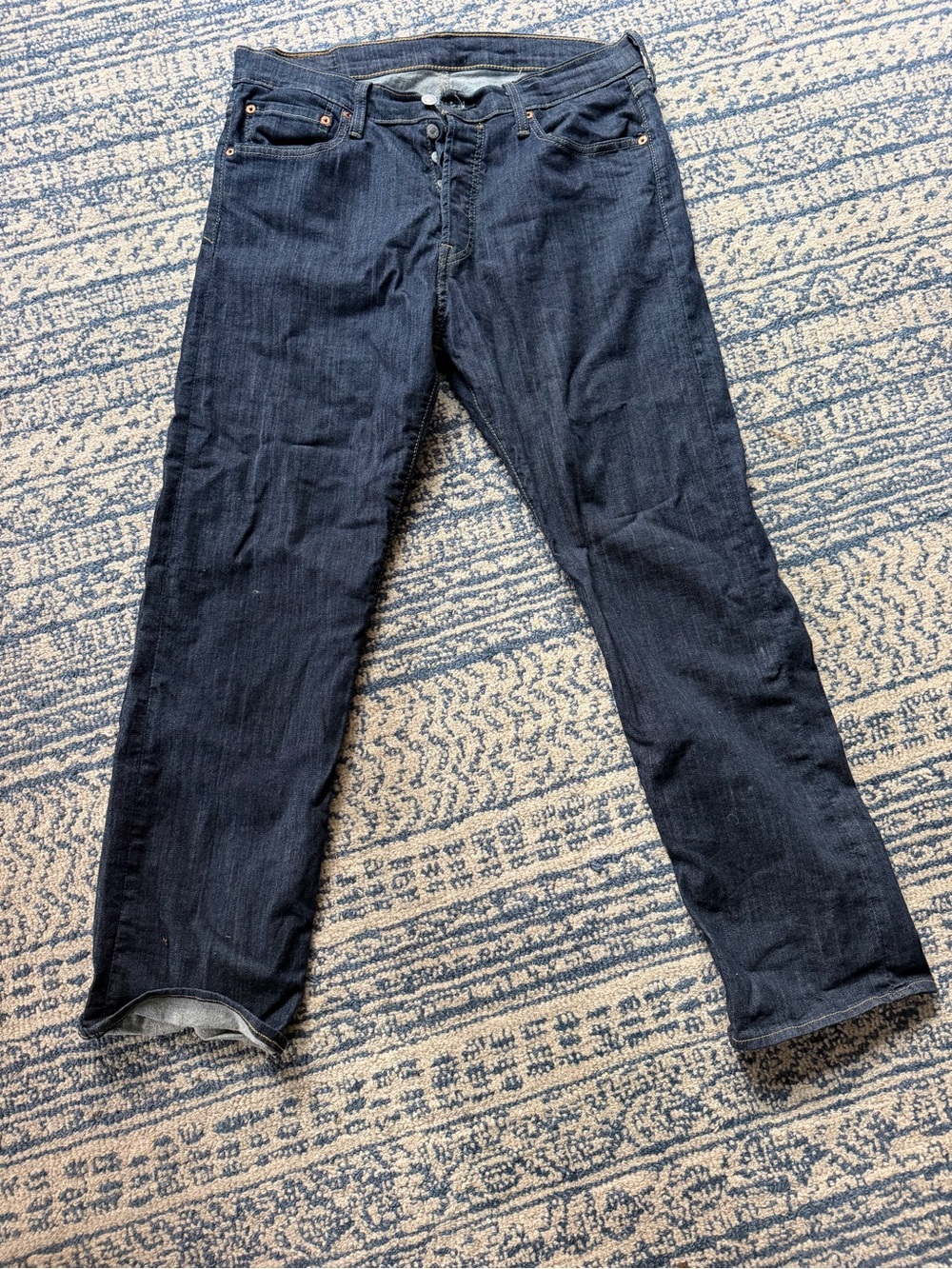 Men's Dark Blue Denim Levi Jeans